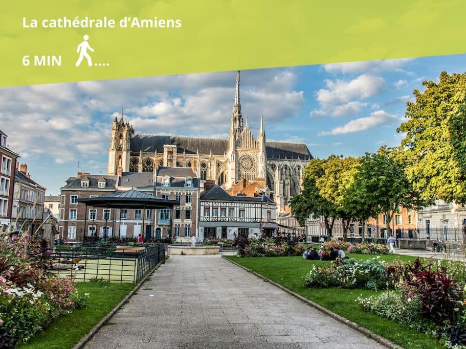 Magnifique 3 Chambres - Parking - Hyper Centre - Gare Amiens Exterior photo